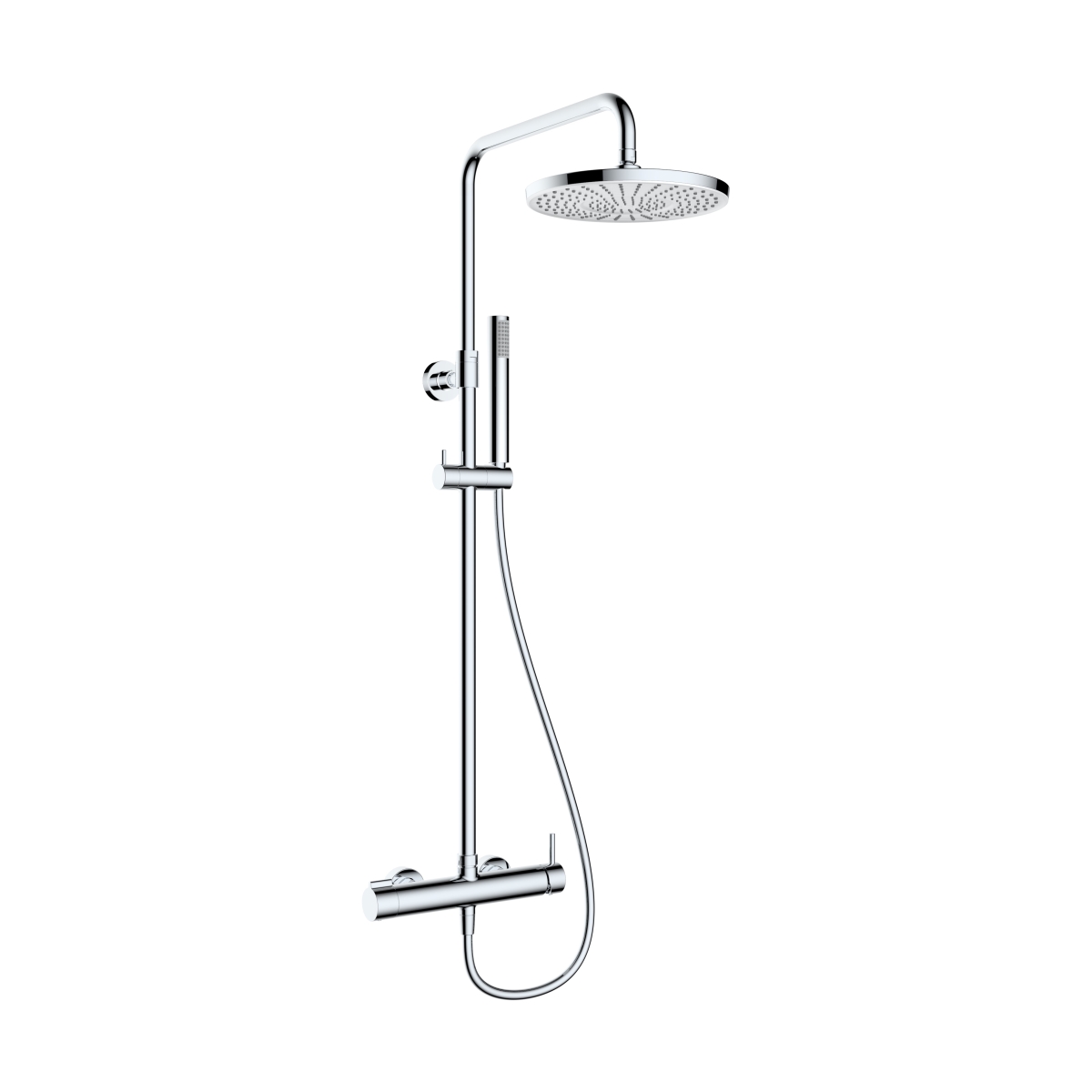 Oltens Molle ensemble de douche mural oui chrome 36504100