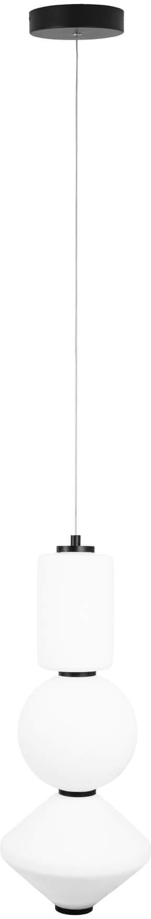 MaxLight Akiko lampe suspendue 1x23 W blanc-noir P0468