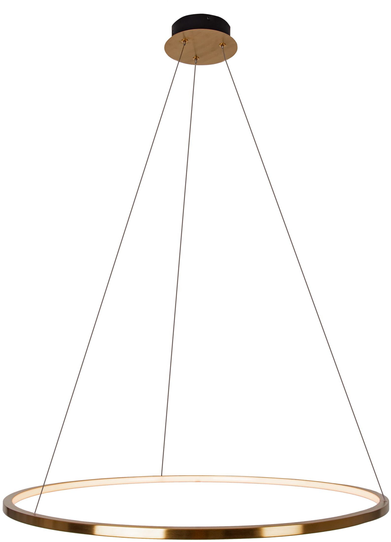 MaxLight Queen lampe suspendue 1x19 W doré P0493