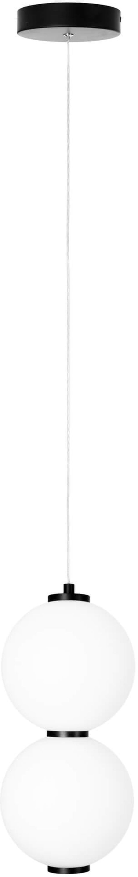 MaxLight Tama lampe suspendue 1x16 W noir-laiteux P0469