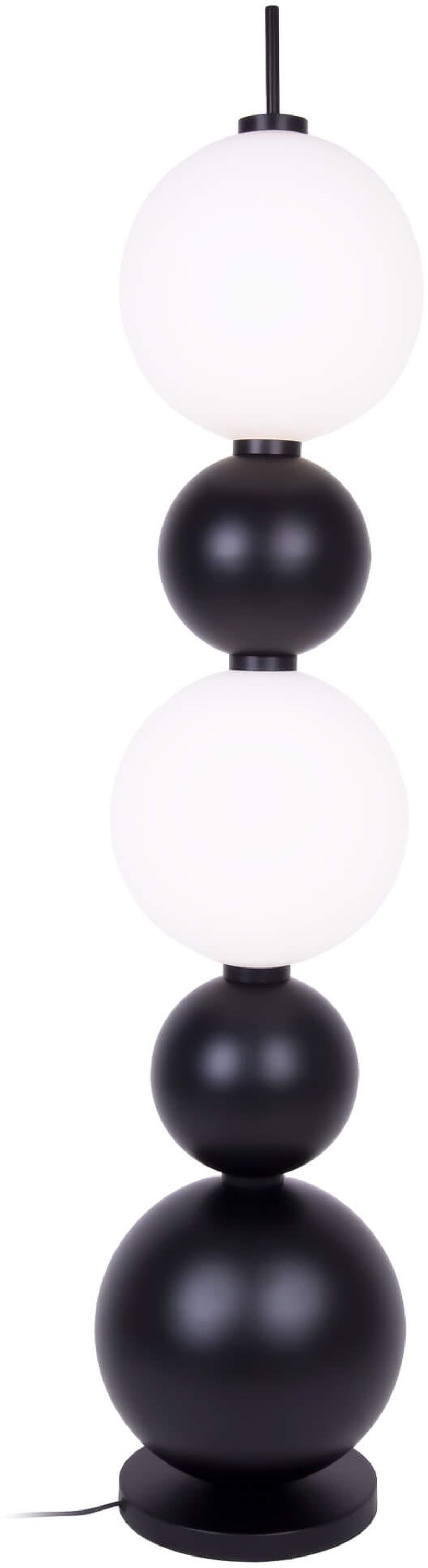 MaxLight Tama lampadaire 1x25 W blanc-noir F0058