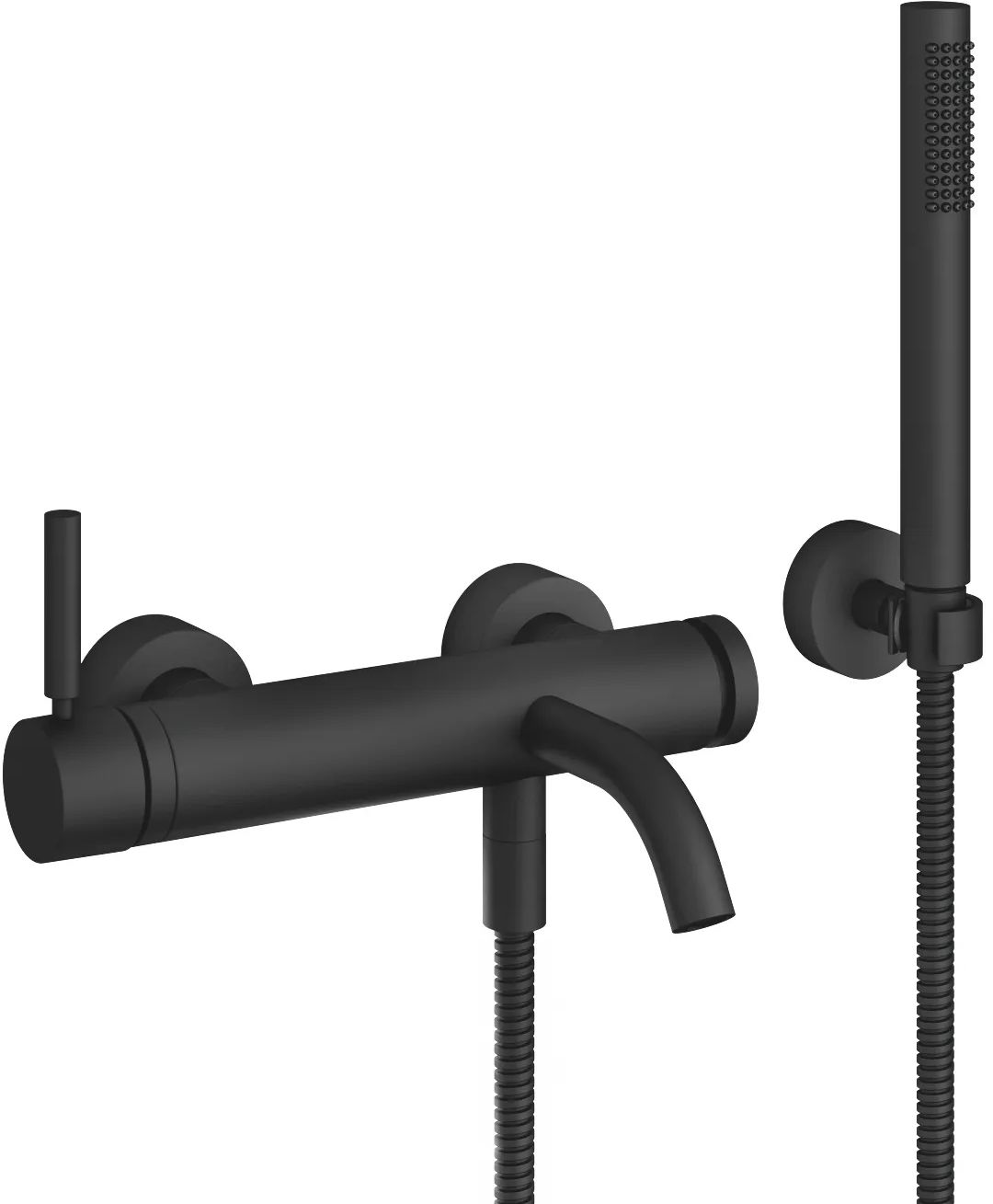 Dornbracht Meta mitigeur bain-douche murale noir 33233660-33