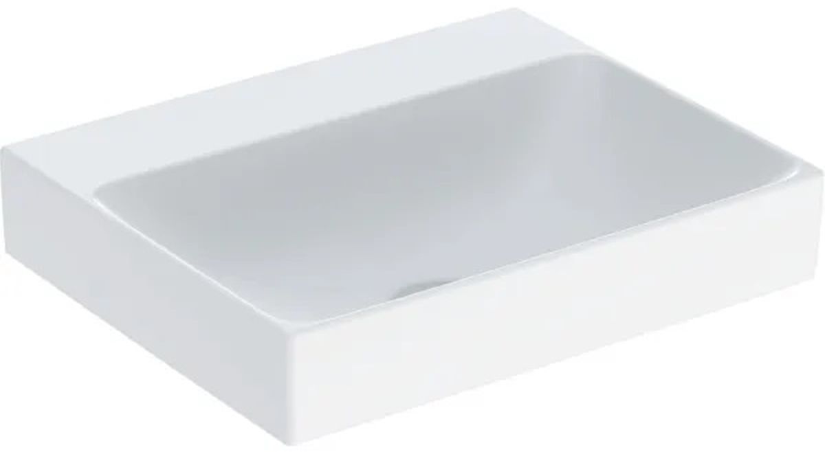 Geberit One lavabo 60x48 cm rectangulaire classique-encastrée blanc 505.021.01.1