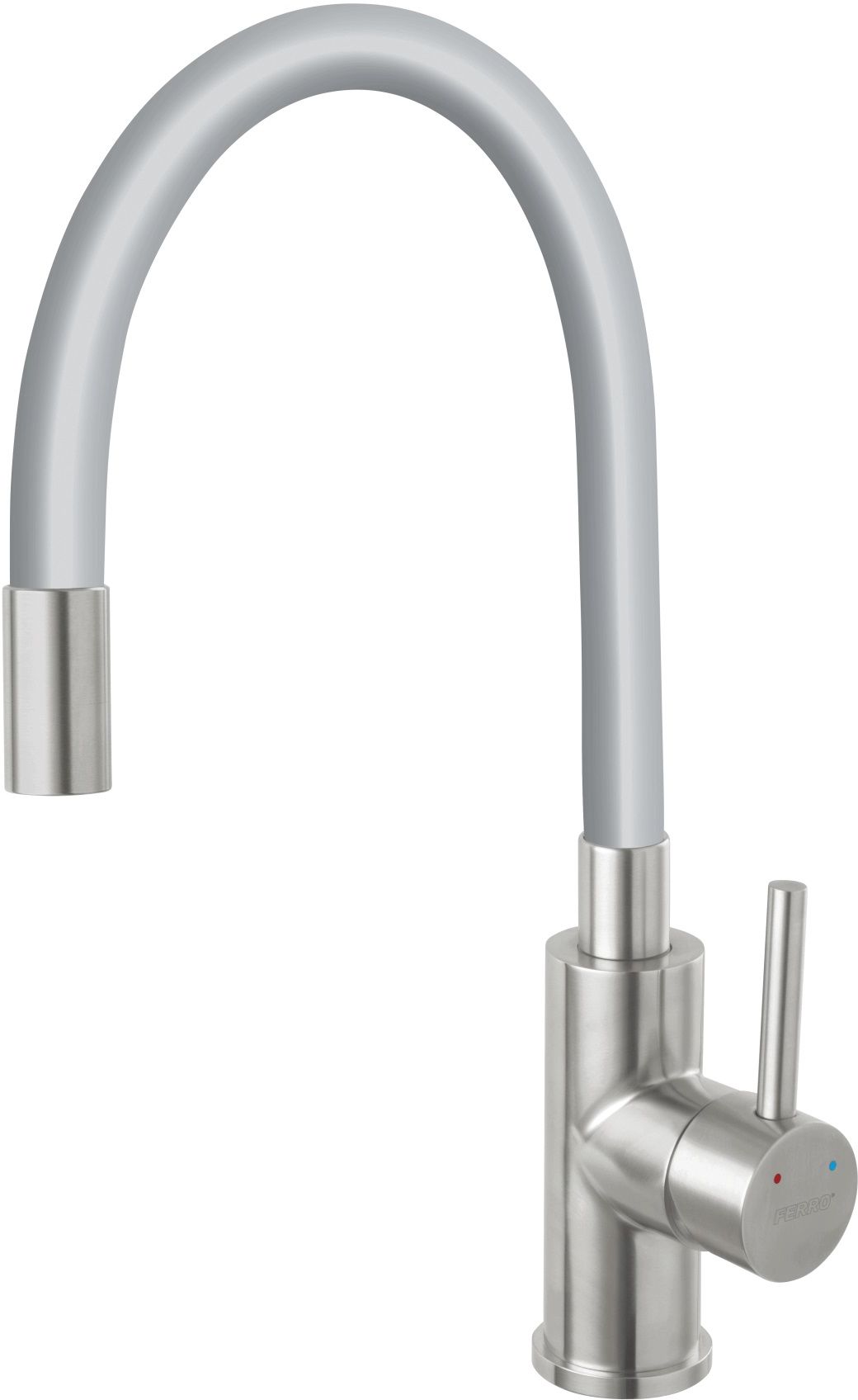 Ferro Zumba mitigeur de cuisine sur pied graphite/gris-inox BZA4SSS
