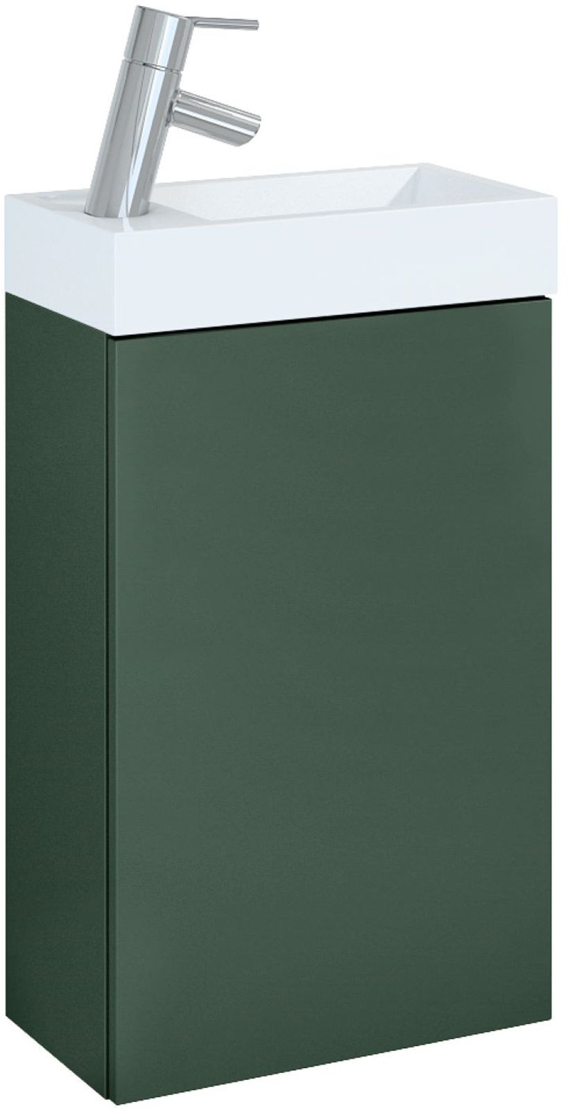 Elita Young Basic lavabo avec meuble 40.2 cm vert RE168993007010