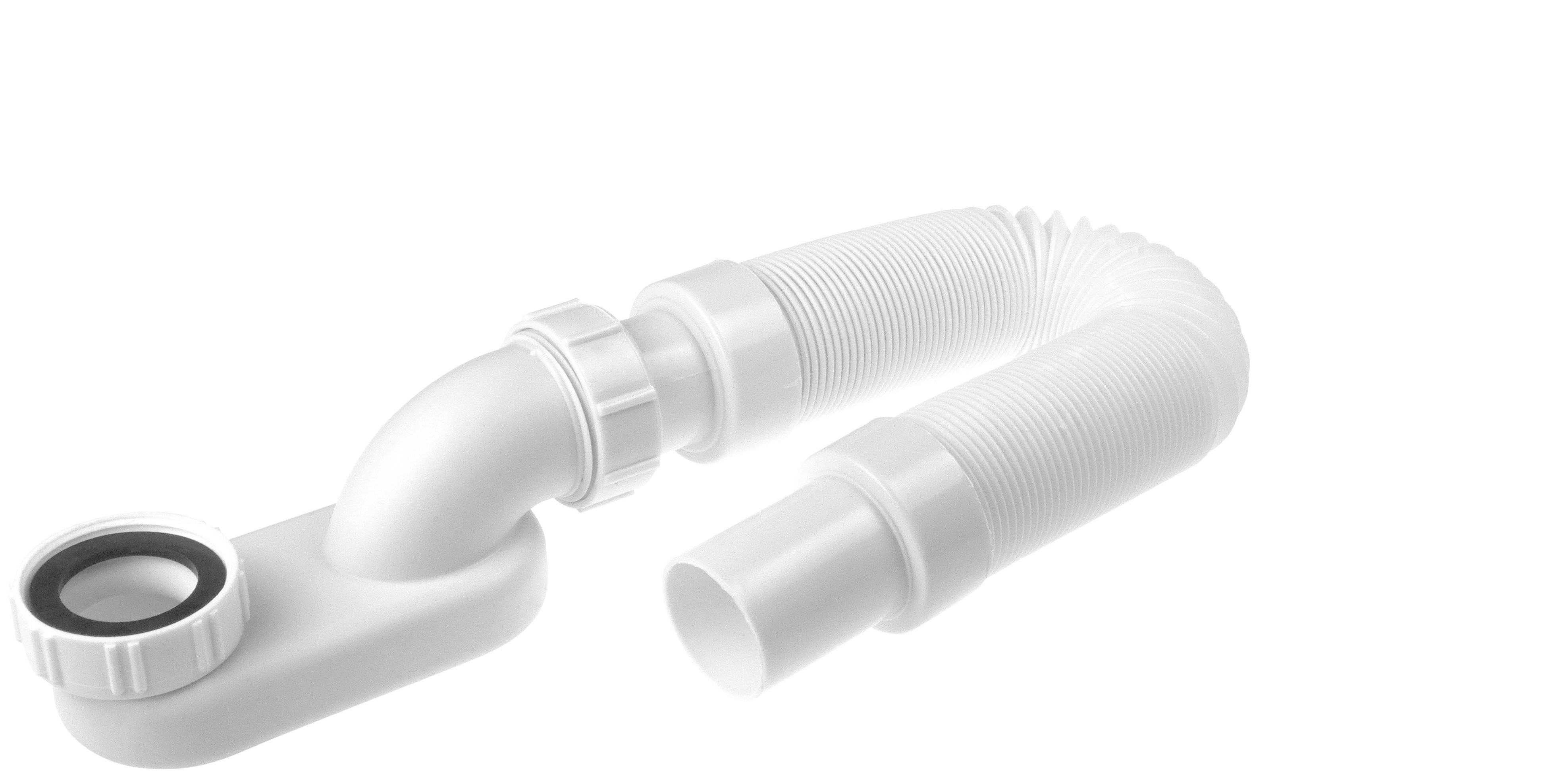 Deante siphon de baignoire blanc KXY991W