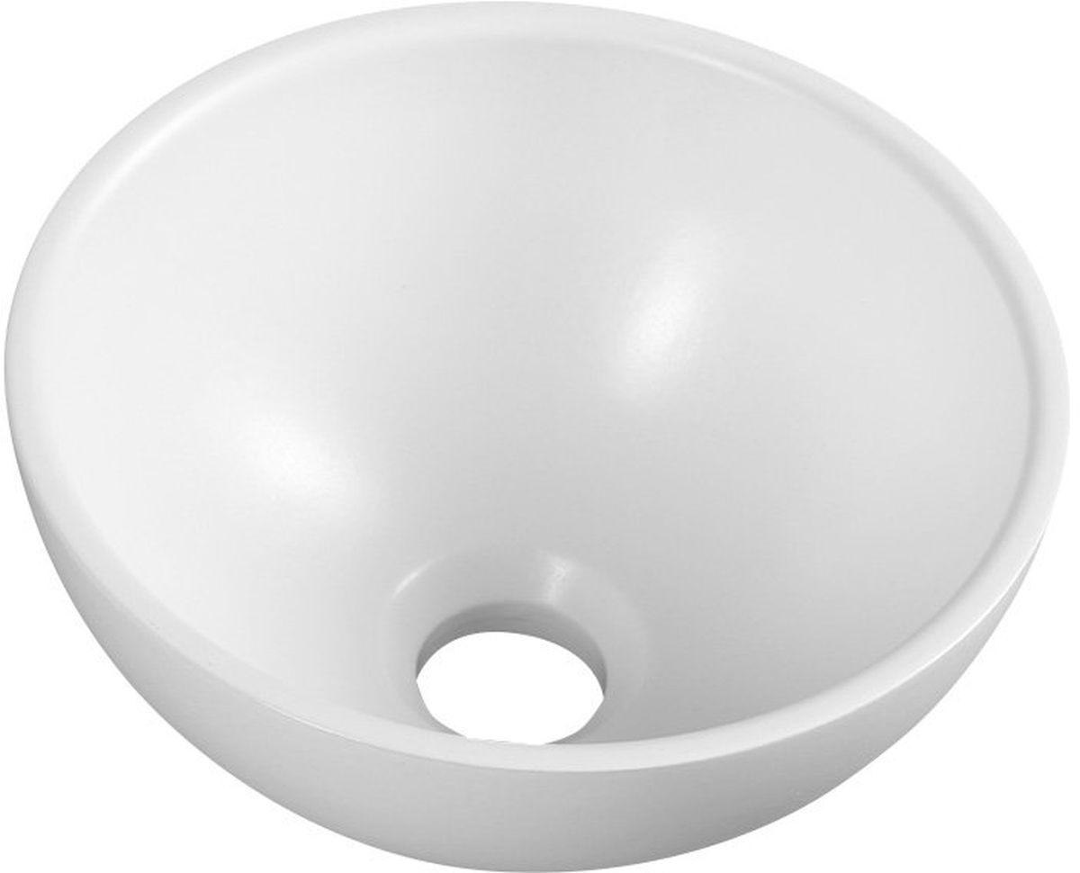 Sapho Small lavabo 26x26 cm ronde à poser blanc MR260