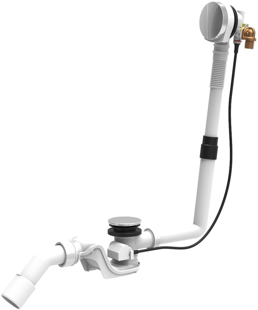 Roca Savai siphon avec remplissage chrome VS35327C000E00