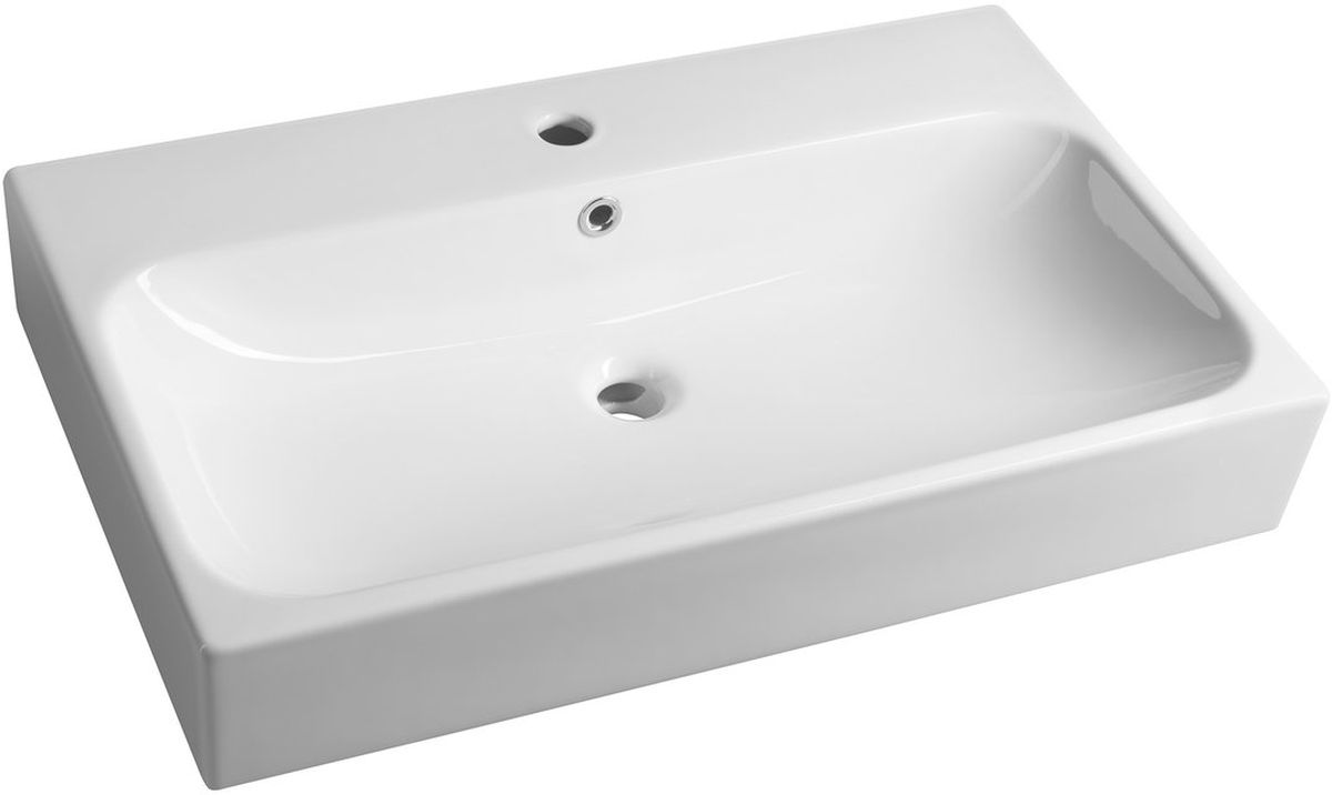 Sapho Toridi lavabo 76x46.5 cm rectangulaire classique blanc TU0226