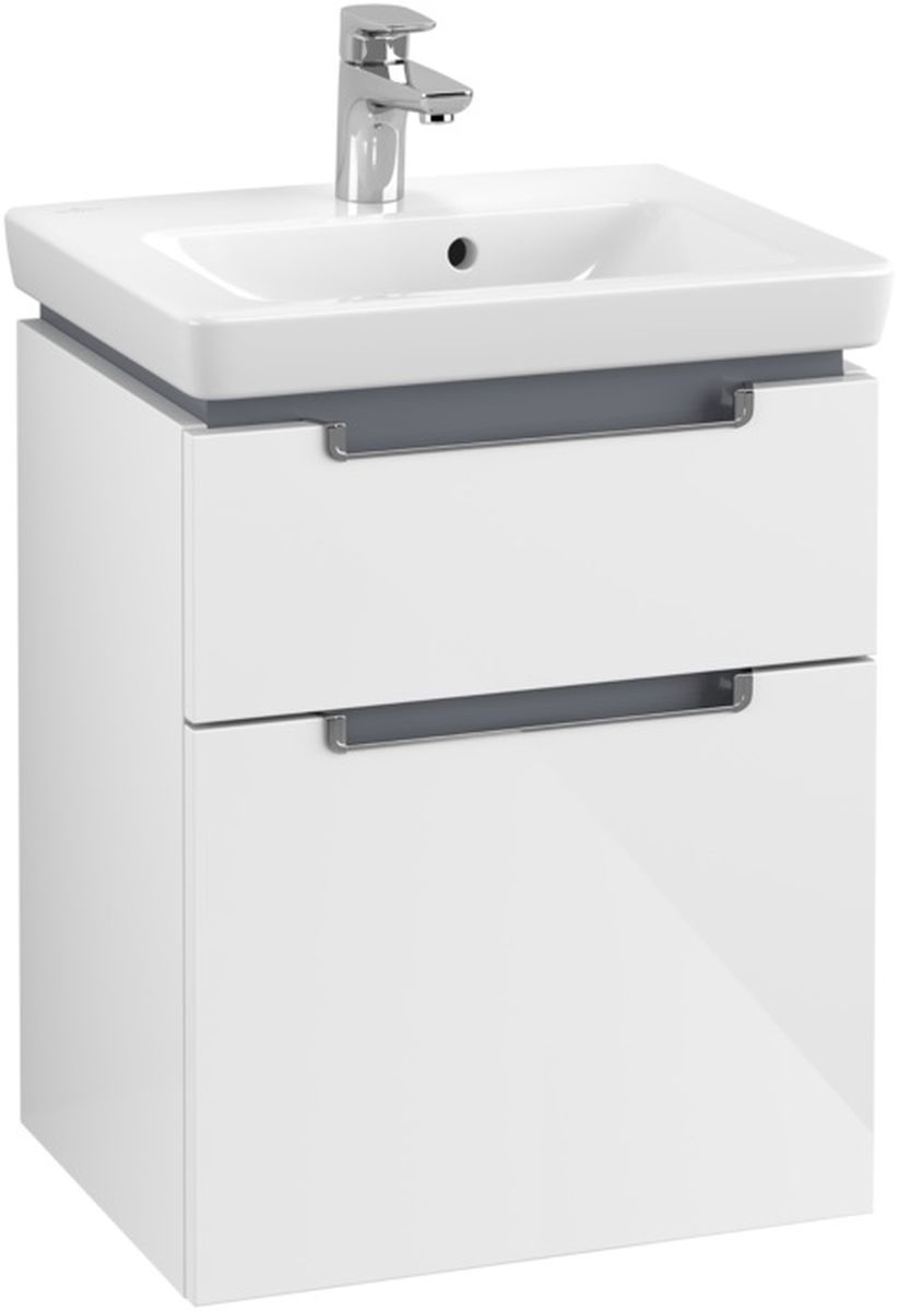 Villeroy & Boch Subway 2.0 armoire 48.5x37.9x59 cm sous-lavabo suspendu blanc A90710DH