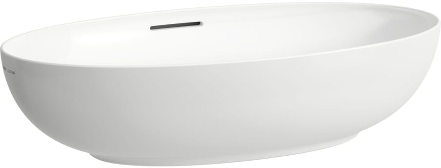 Laufen Il Bagno Alessi lavabo 70x38 cm ovale à poser blanc H8189784001091