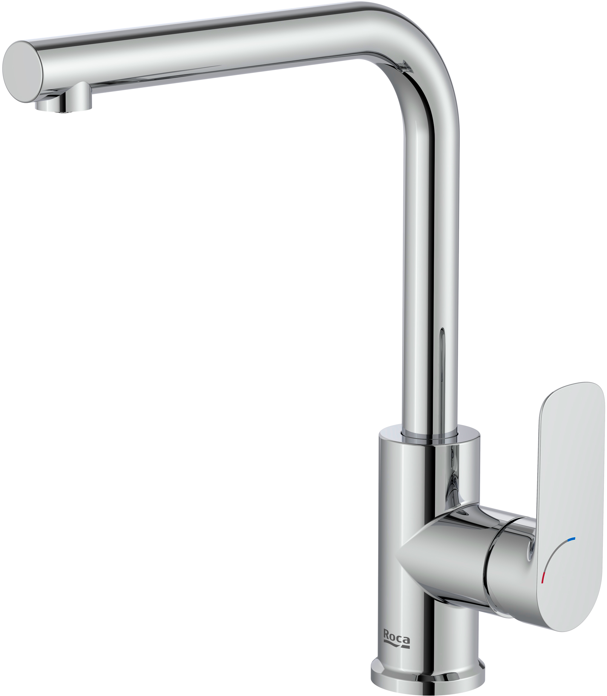 Roca Cala mitigeur de cuisine sur pied chrome A5A836EC00