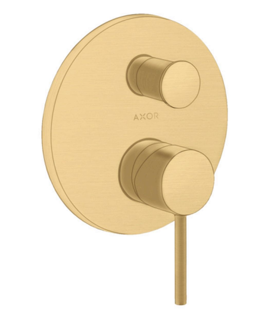 Axor Starck mitigeur bain-douche encastrée doré 10418250