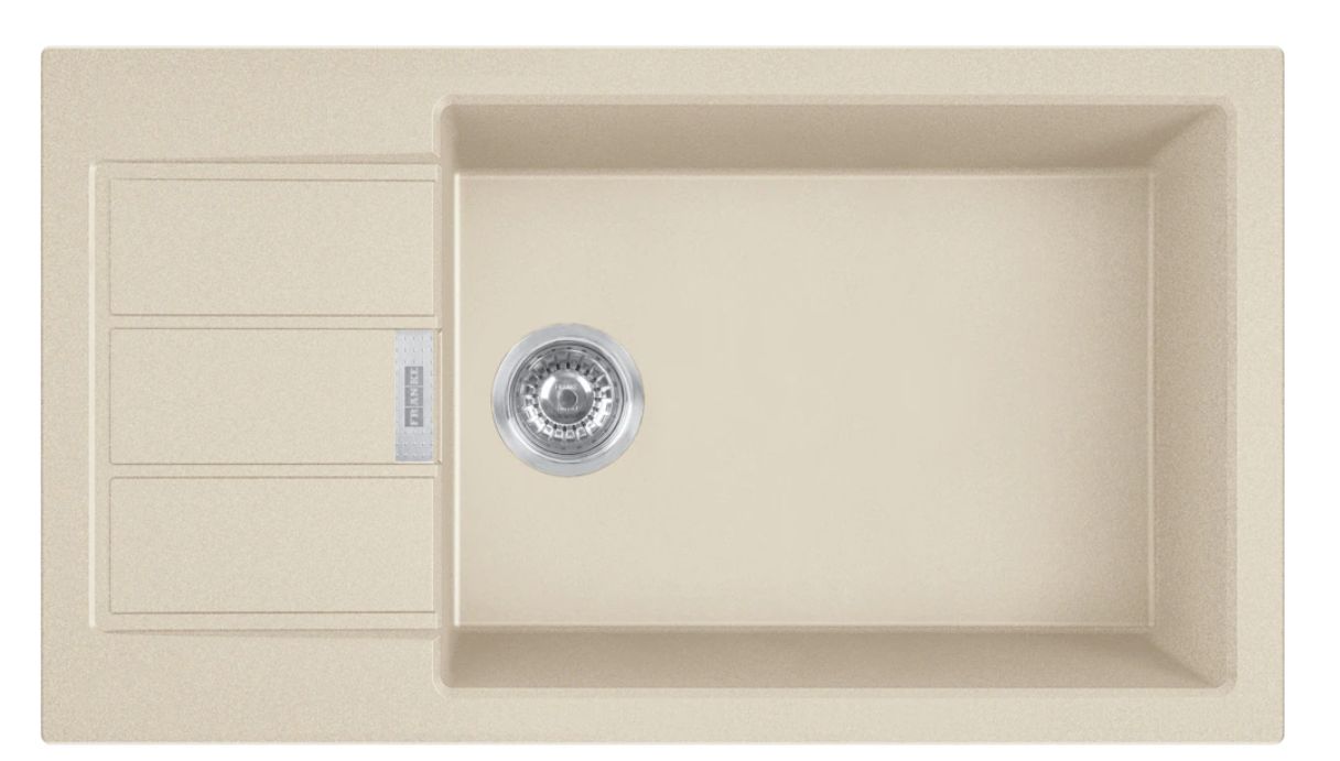 Franke Sirius Slim évier tectonite 78x43.5 cm beige 143.0671.691
