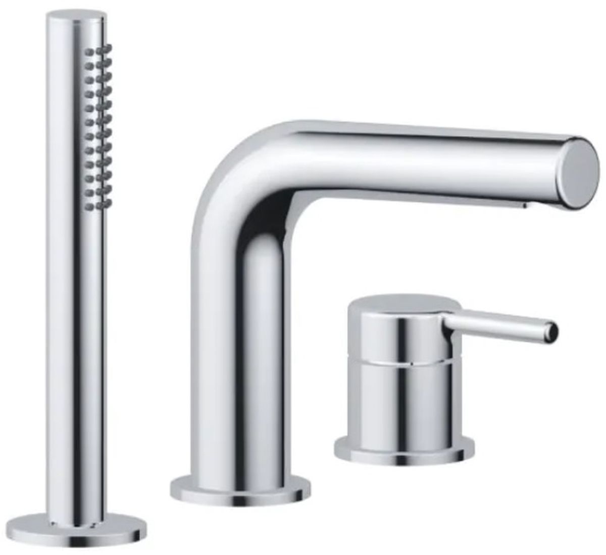 Excellent Pi mitigeur bain-douche pour baignoire chrome AREX.1234CR