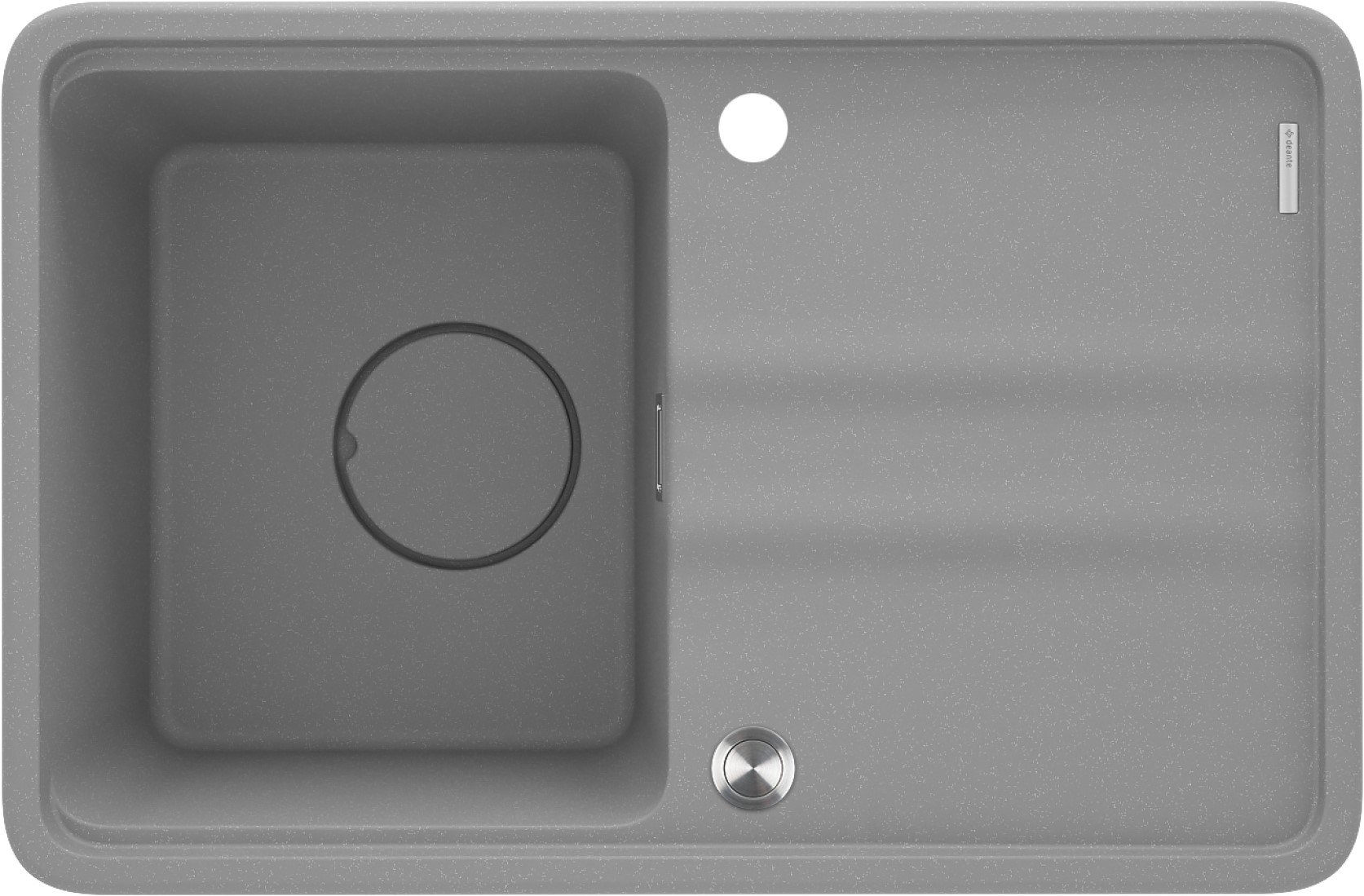 Deante Momi évier en granit 67x44 cm gris/graphite/onyx ZKM_S11A