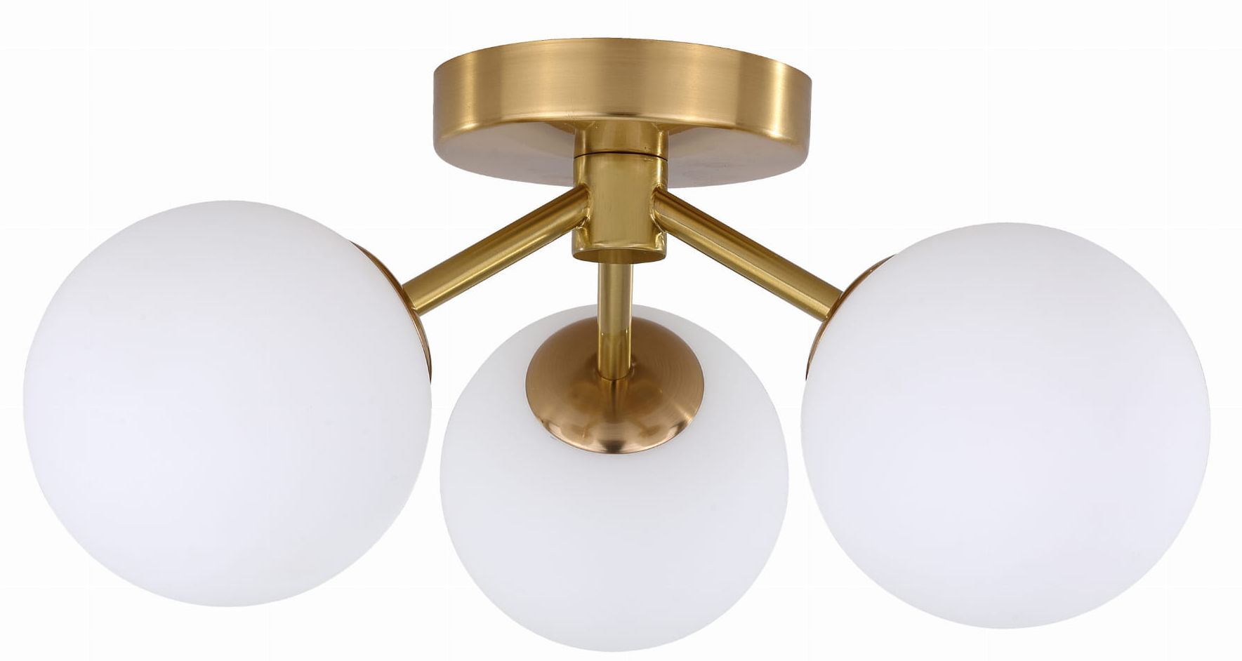 Light Prestige Dorado plafonnier 3x40 W blanc-doré LP-002/3C