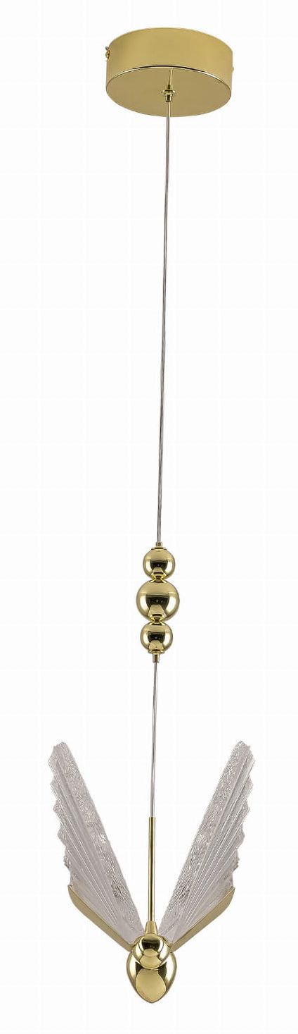 Light Prestige Mariposa lampe suspendue 1x8 W transparent-doré LP-1715/1P