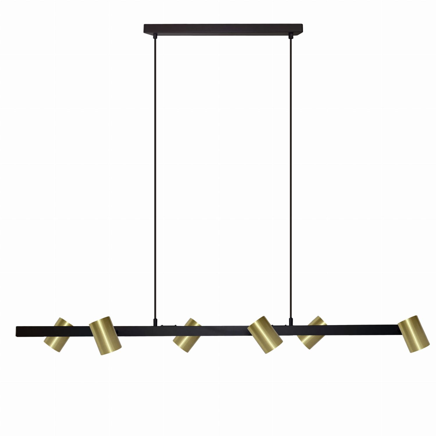 Light Prestige Snow lampe suspendue 6x50 W noir-doré LP-731/6LGD
