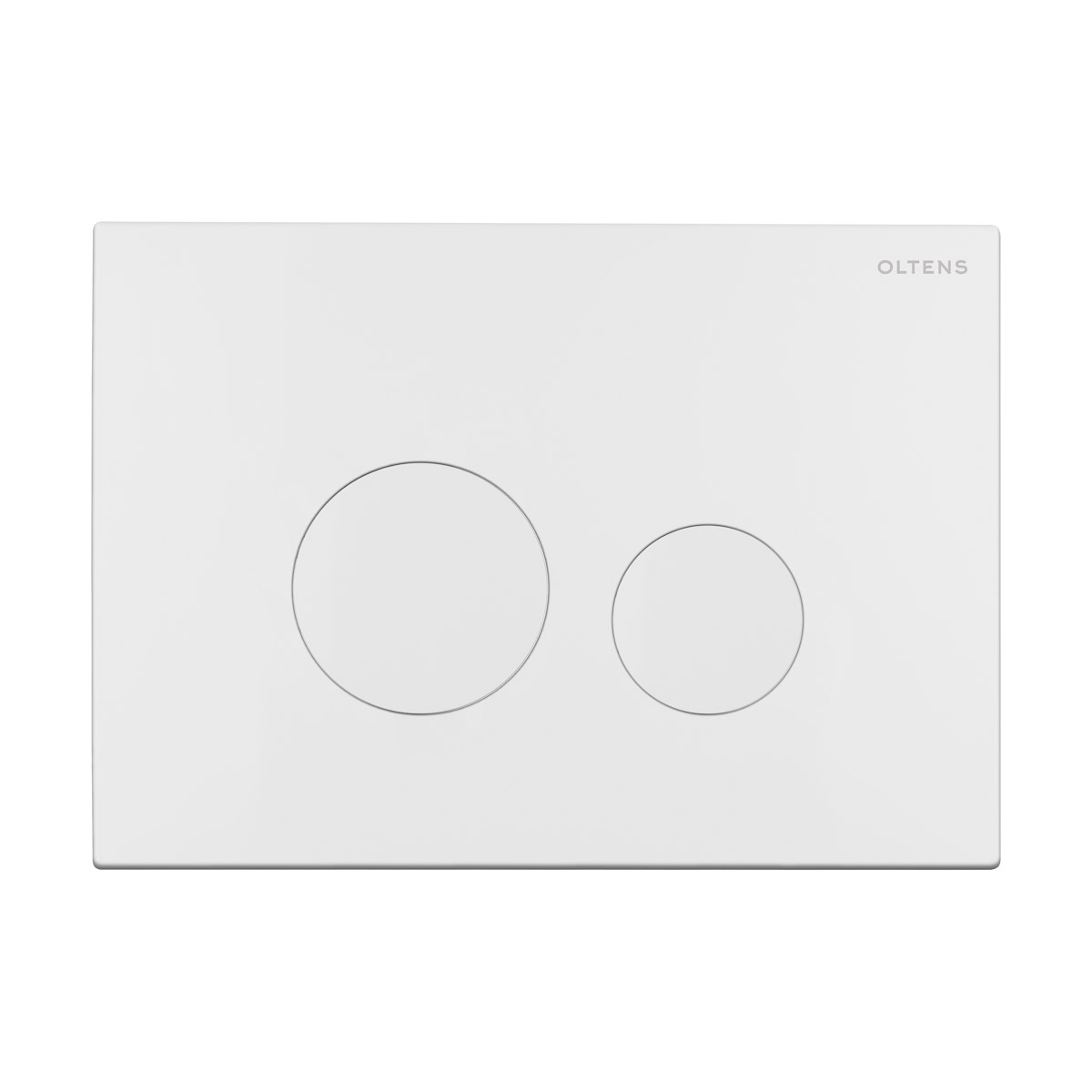 Oltens Lule bouton de chasse d'eau pour WC blanc mat 57102900
