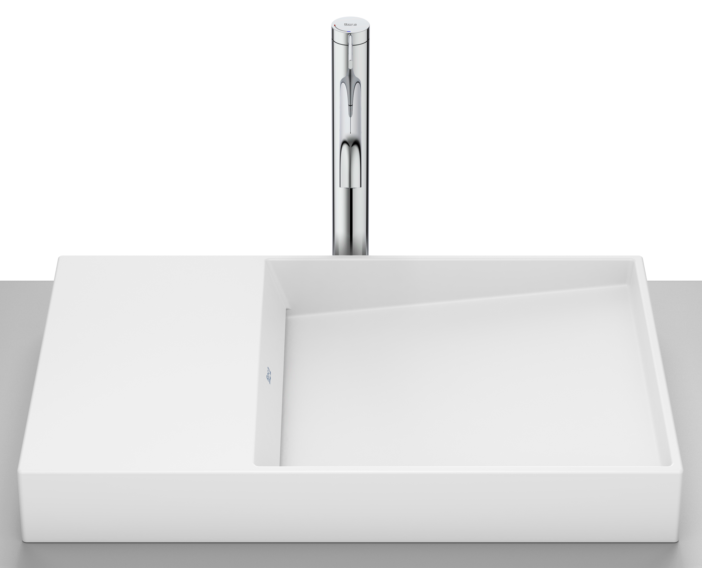 Roca Horizon lavabo 60x38 cm à poser blanc A32727962B