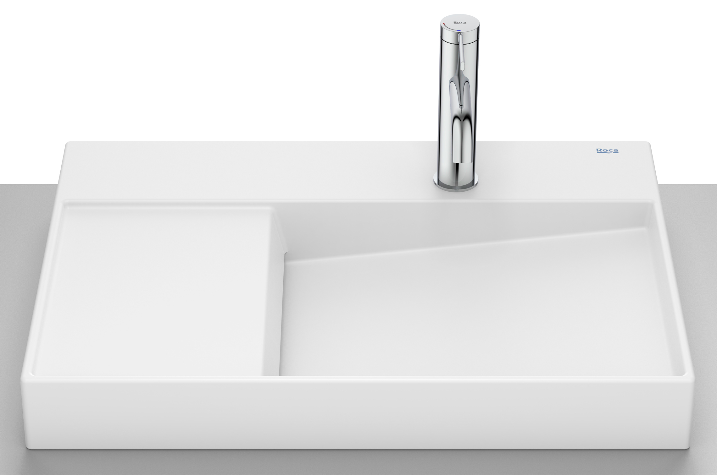 Roca Horizon lavabo 60x42 cm à poser blanc mat A32727462B