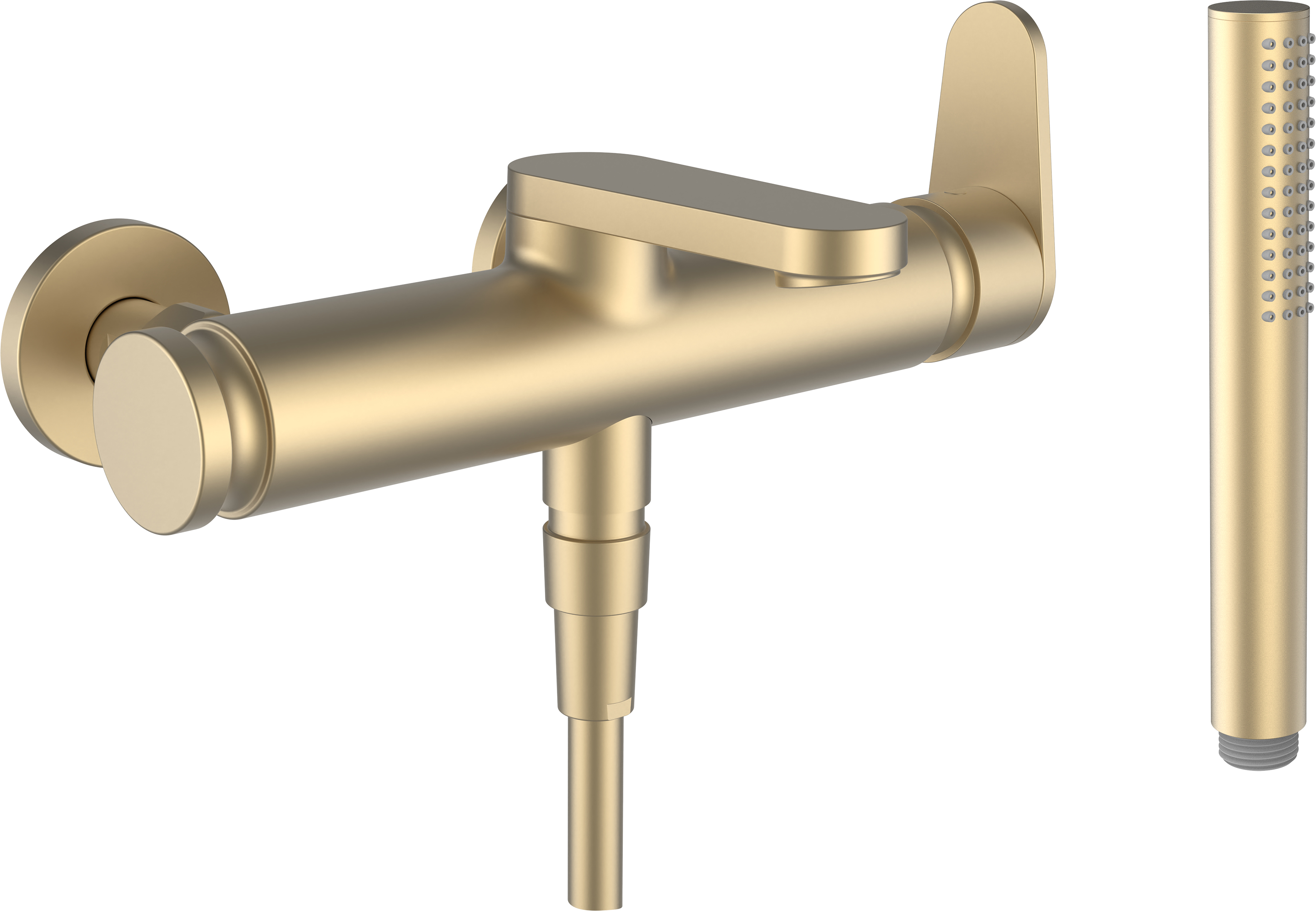 Laufen The New Classic mitigeur bain-douche murale doré HF900560462000