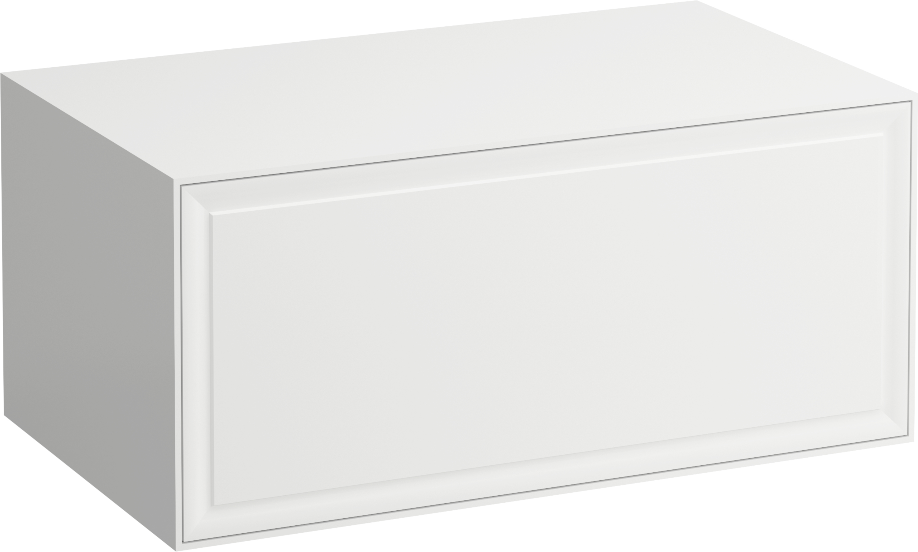 Laufen The New Classic meuble avec plan de travail 77.5x45.7x34.5 cm sous-lavabo suspendu blanc H4060150856311
