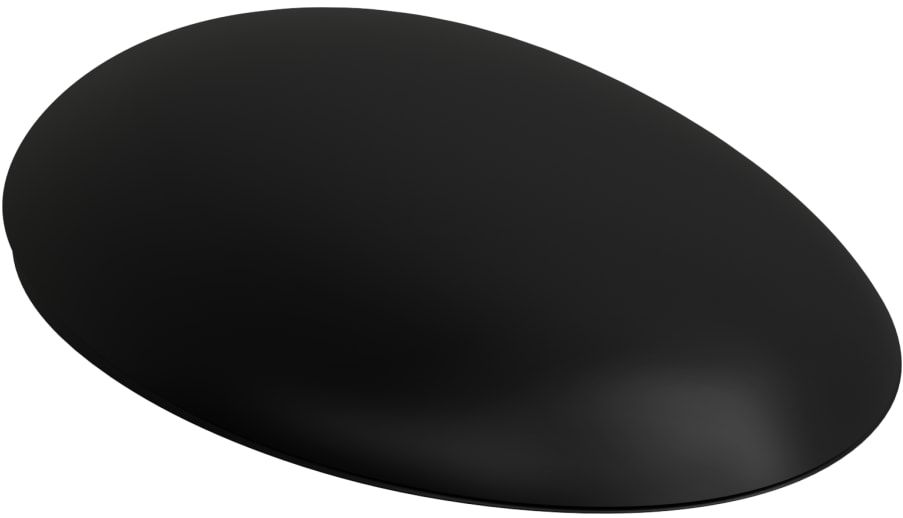 Laufen Il Bagno Alessi abattant de wc à descente amortie noir H8929717160001