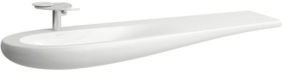 Laufen Il Bagno Alessi lavabo 160x50 cm classique-de meuble blanc brillant H8149714001041
