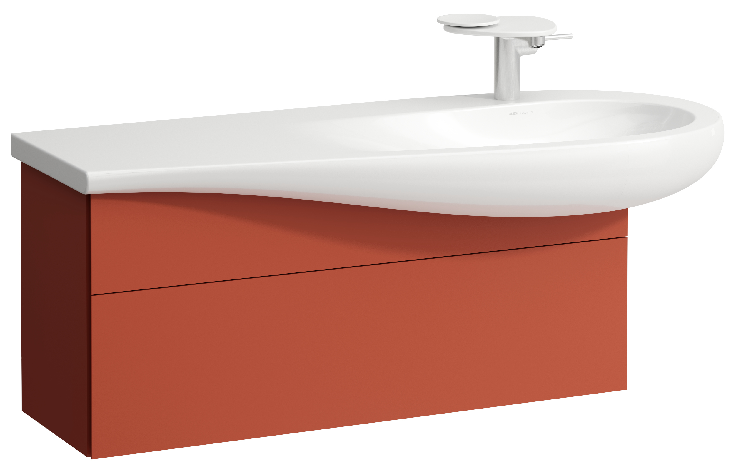 Laufen Il Bagno Alessi armoire 99.5x32x34 cm sous-lavabo suspendu H4304310972691