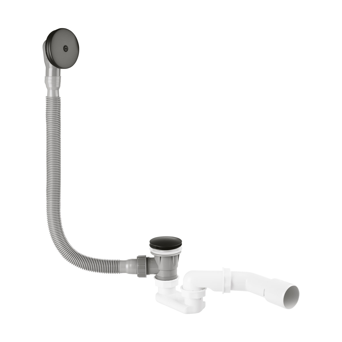 Oltens Anker siphon de baignoire Noir mat 03003300