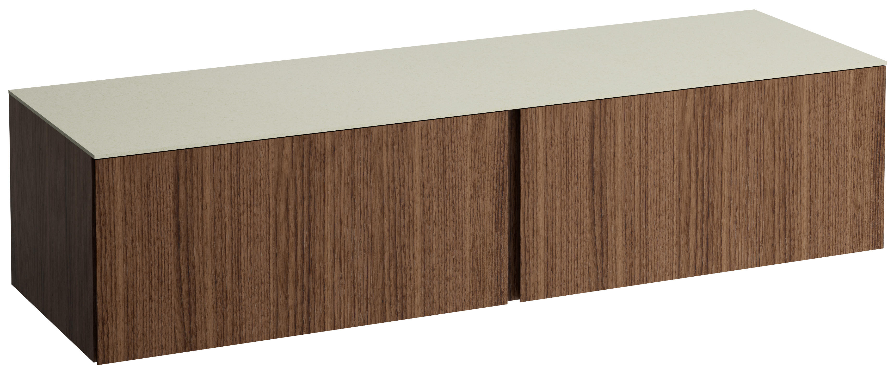 Laufen Il Bagno Alessi meuble avec plan de travail 160x50x37 cm sous-lavabo suspendu H4313300976301