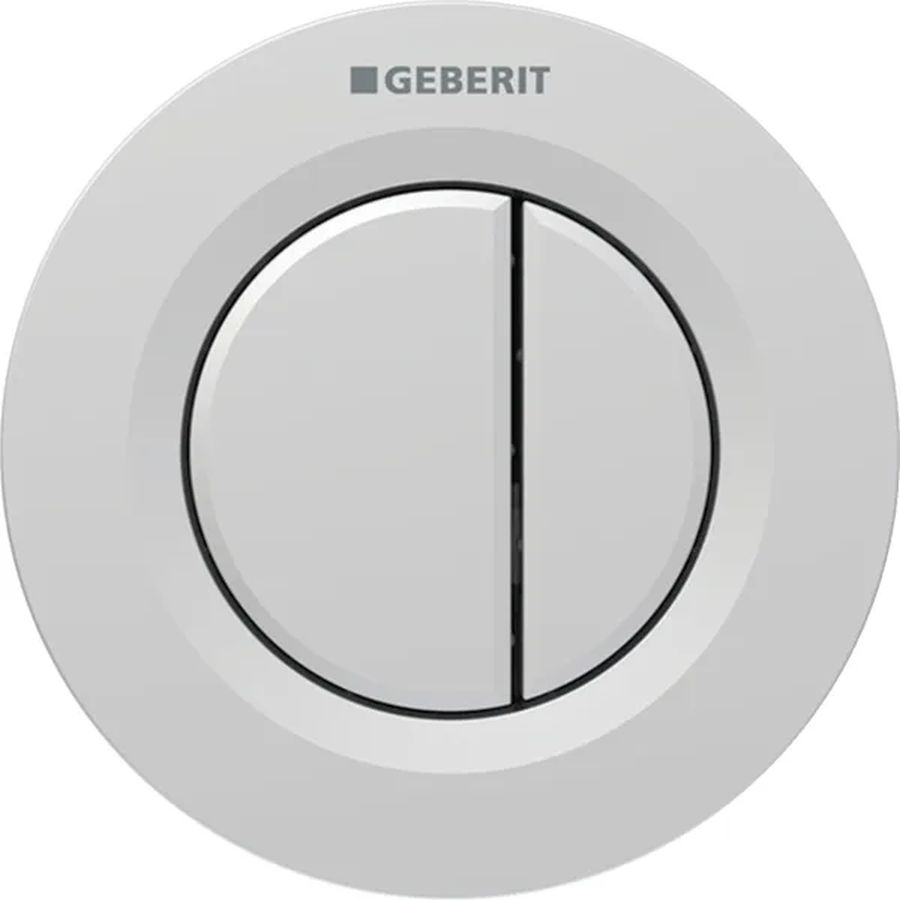 Geberit Typ 01 bouton de chasse d'eau pour WC chrome mat 116.042.JQ.1