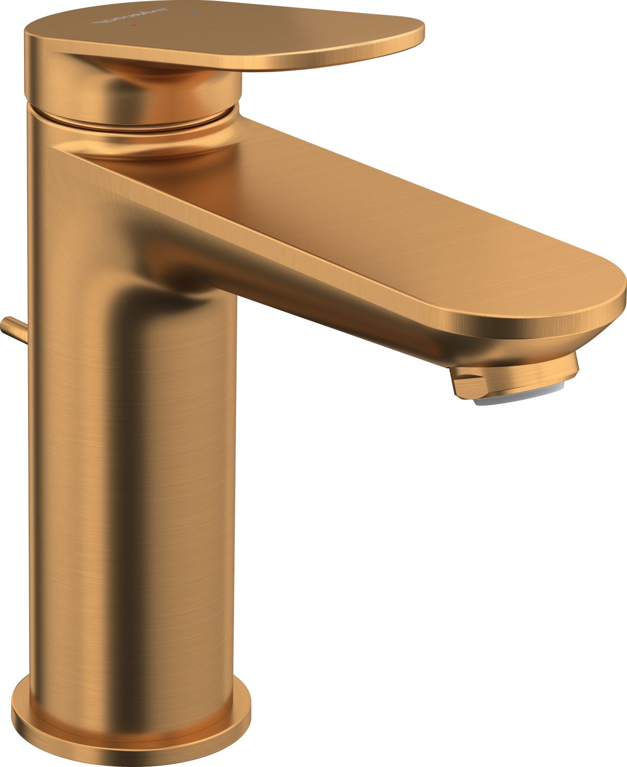 Duravit Wave mitigeur de lavabo sur pied laiton/brun antique WA1020001004