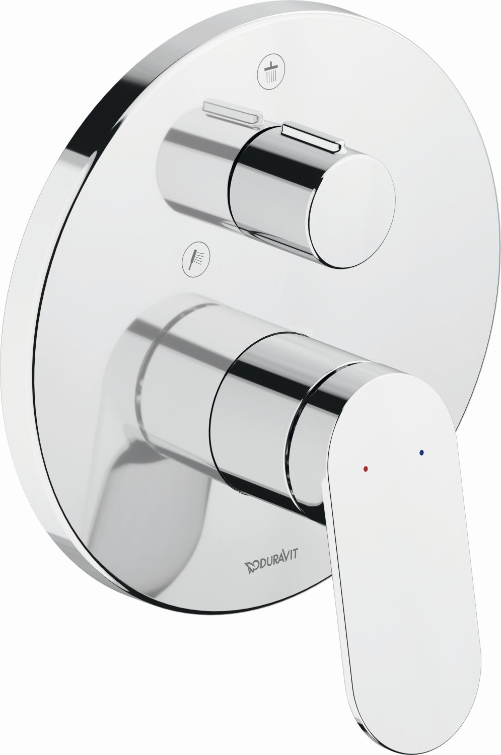 Duravit Wave mitigeur bain-douche encastrée chrome WA4210012010