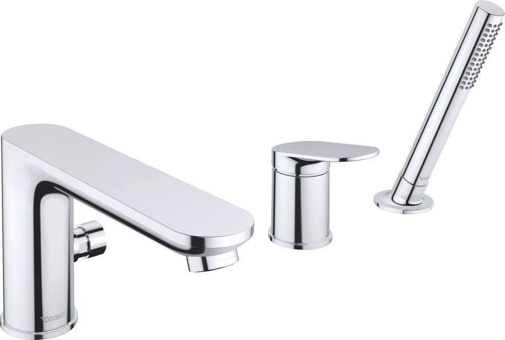 Duravit Wave mitigeur bain-douche pour baignoire chrome WA5260000010