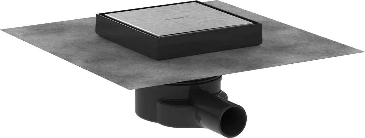 Hansgrohe RainDrain Point drain de douche 15 cm acier 56249800