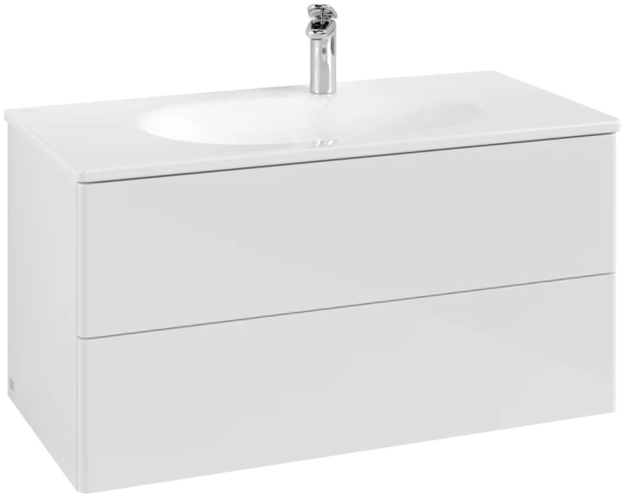 Villeroy & Boch Antao armoire 98.8x49.6x50.4 cm sous-lavabo suspendu blanc K05000GF