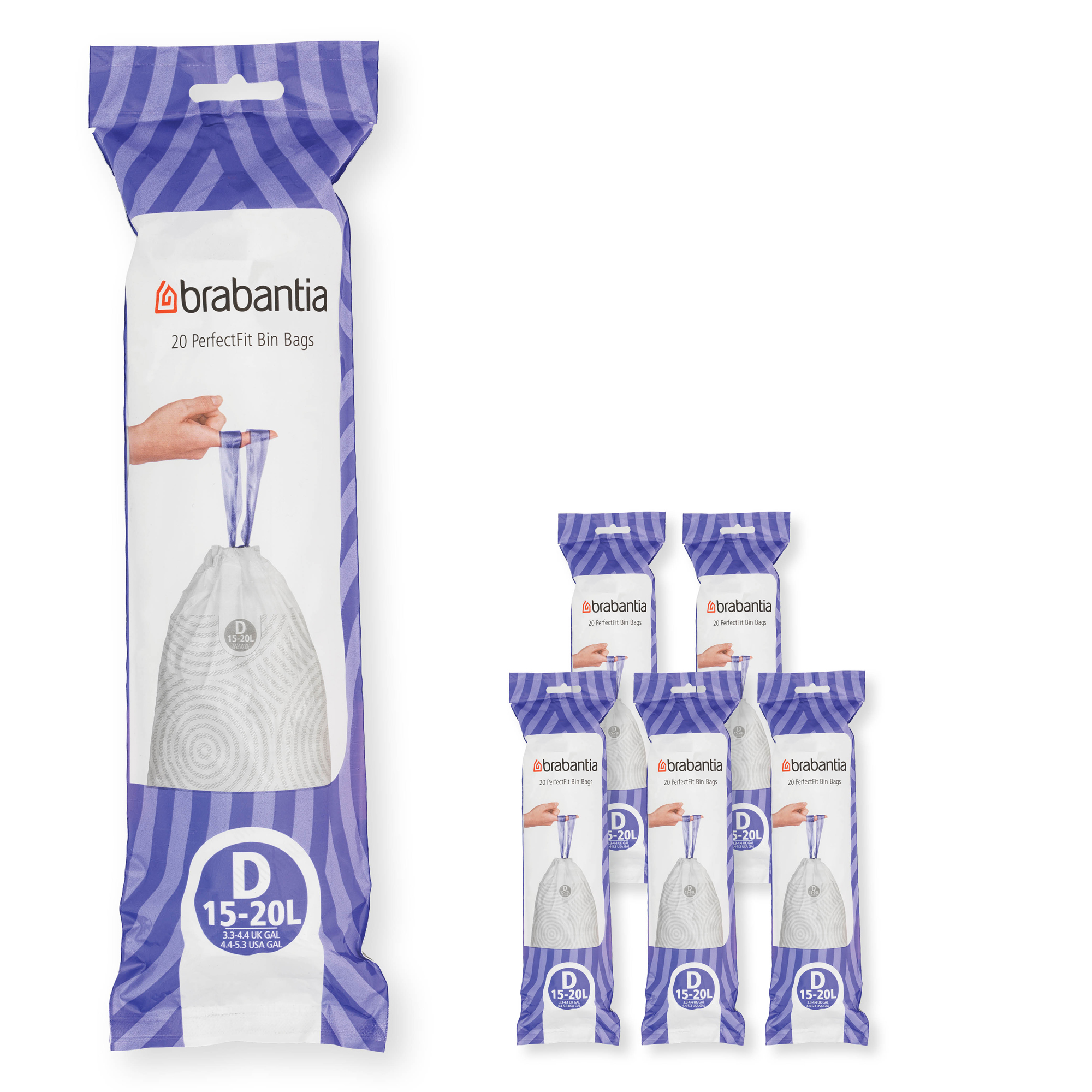 Brabantia PerfectFit sacs poubelle 138201