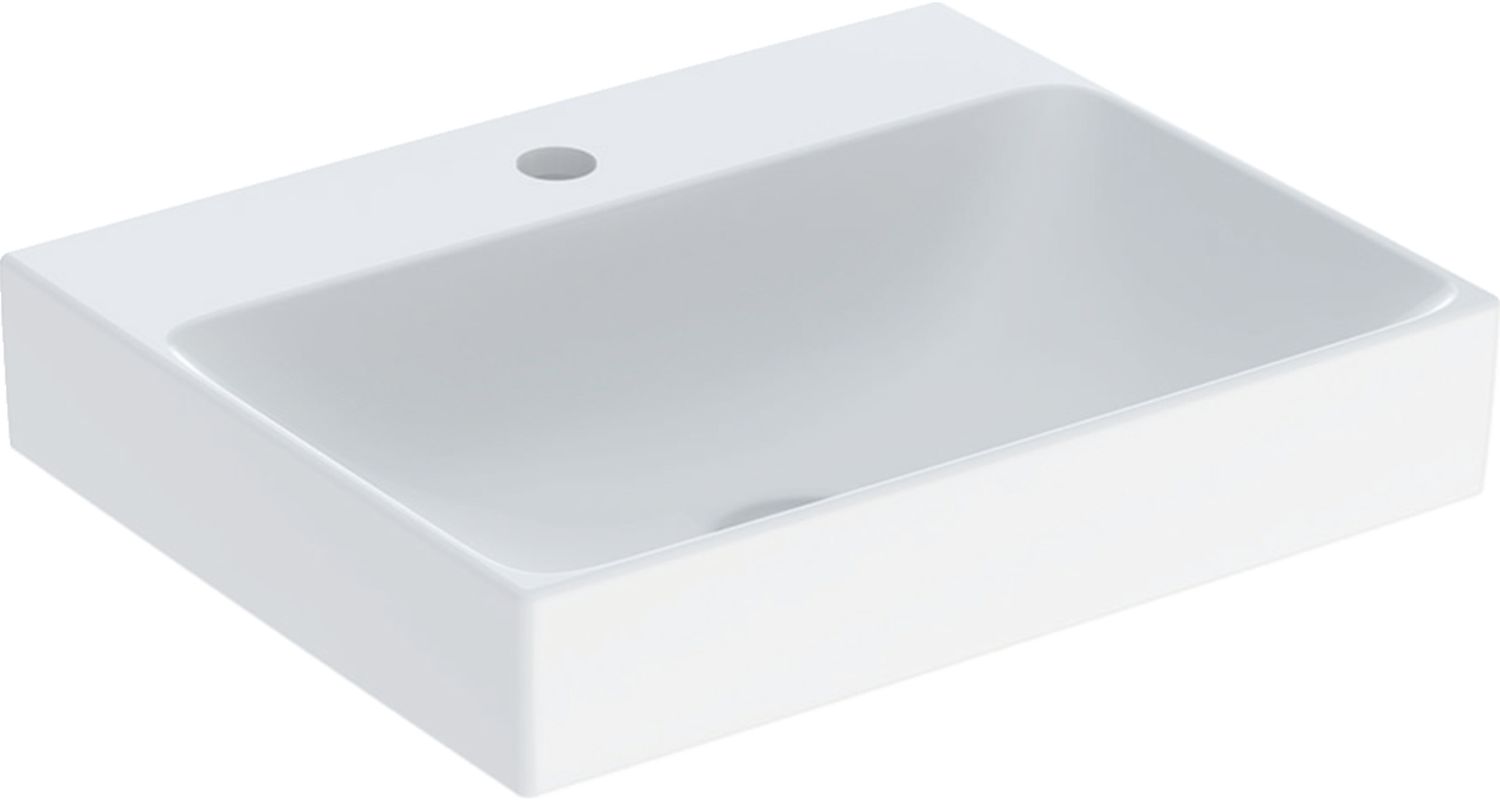Geberit One lavabo 50x41 cm rectangulaire à poser blanc 505.030.01.6