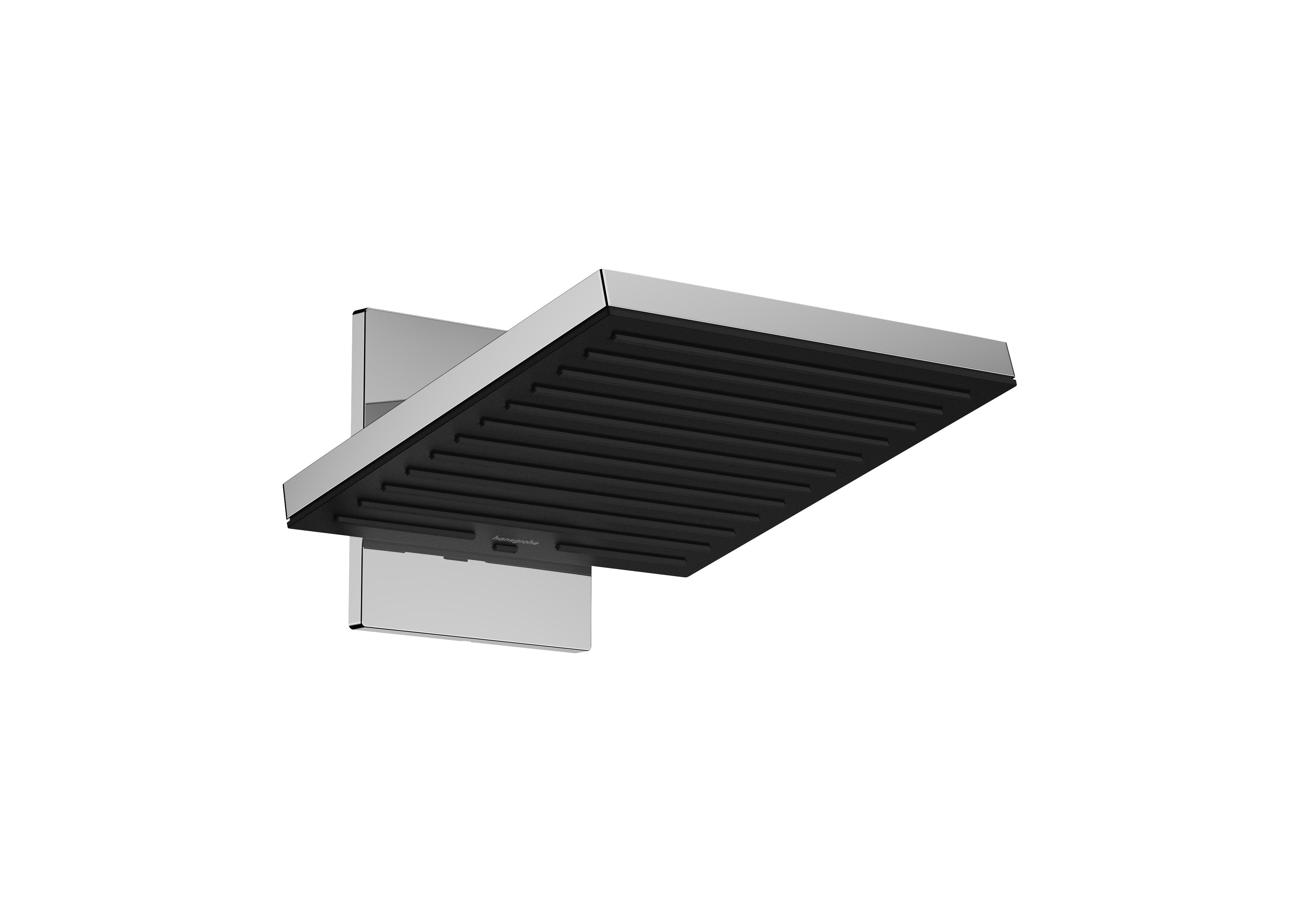 Hansgrohe Pulsify E douche à effet de pluie avec bras 26x26 cm carrée chrome 24350000