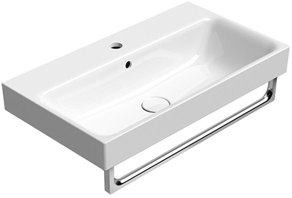 GSI Nubes lavabo 70x40 cm rectangulaire classique blanc brillant 9687111