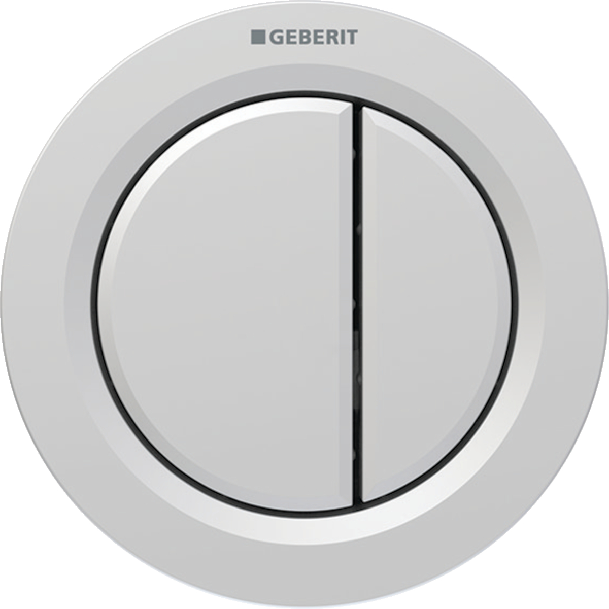 Geberit Typ 01 bouton de chasse d'eau pour WC chrome mat 116.050.JQ.1