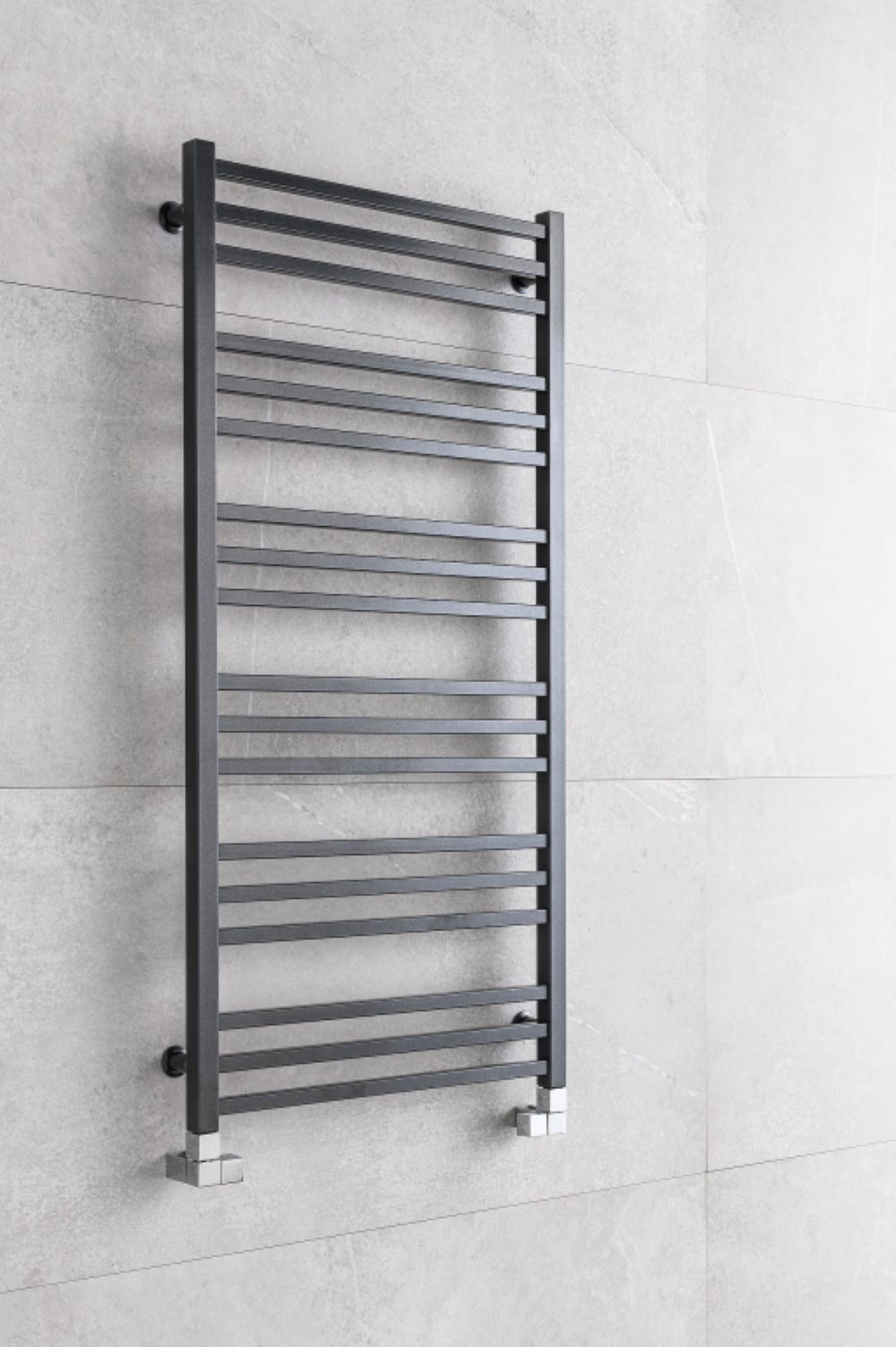 P.M.H. Avento radiateur de salle de bain décoratif 121x60 cm noir AV4B