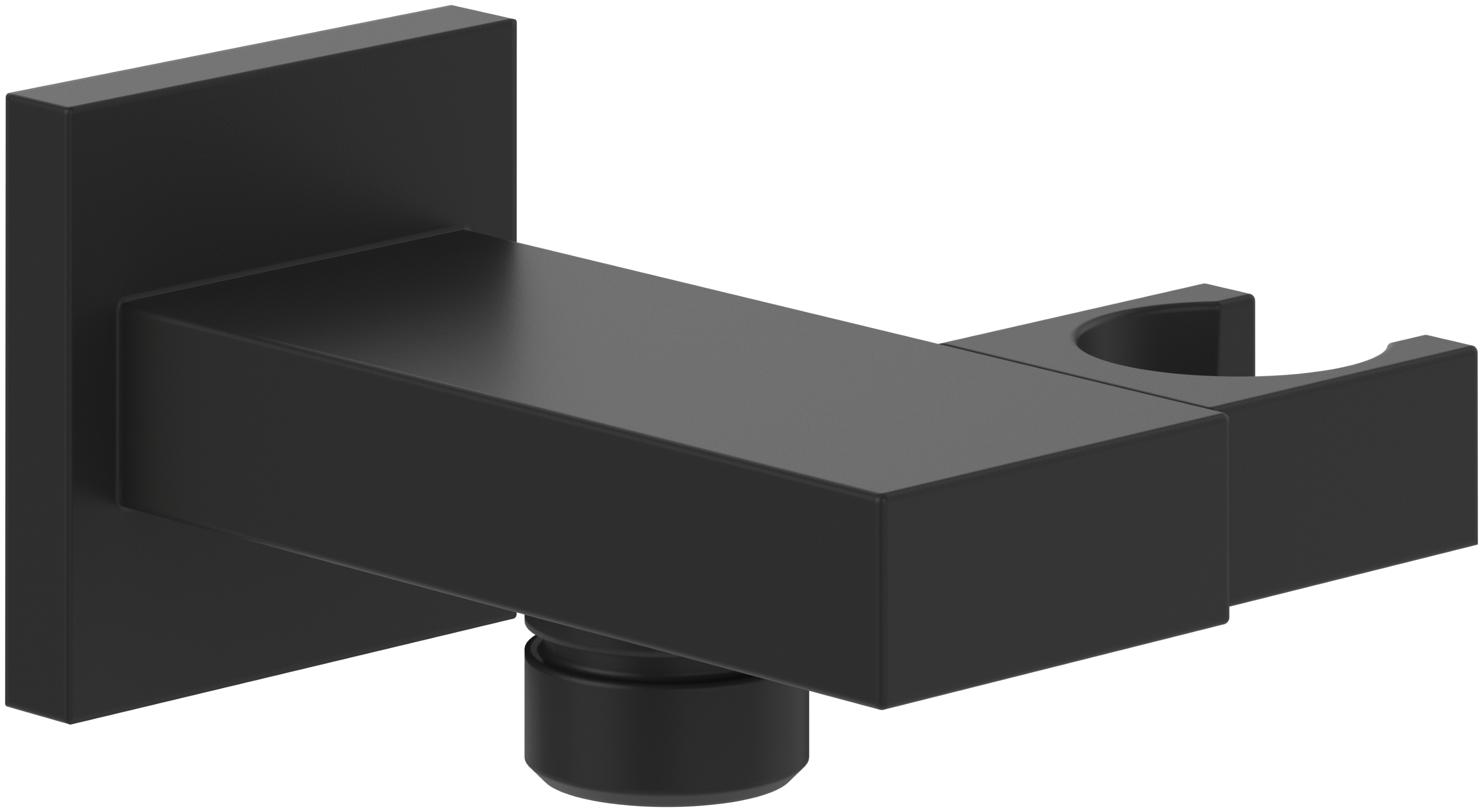 Villeroy & Boch Universal Showers raccord coudé avec support noir TVC000463000K5