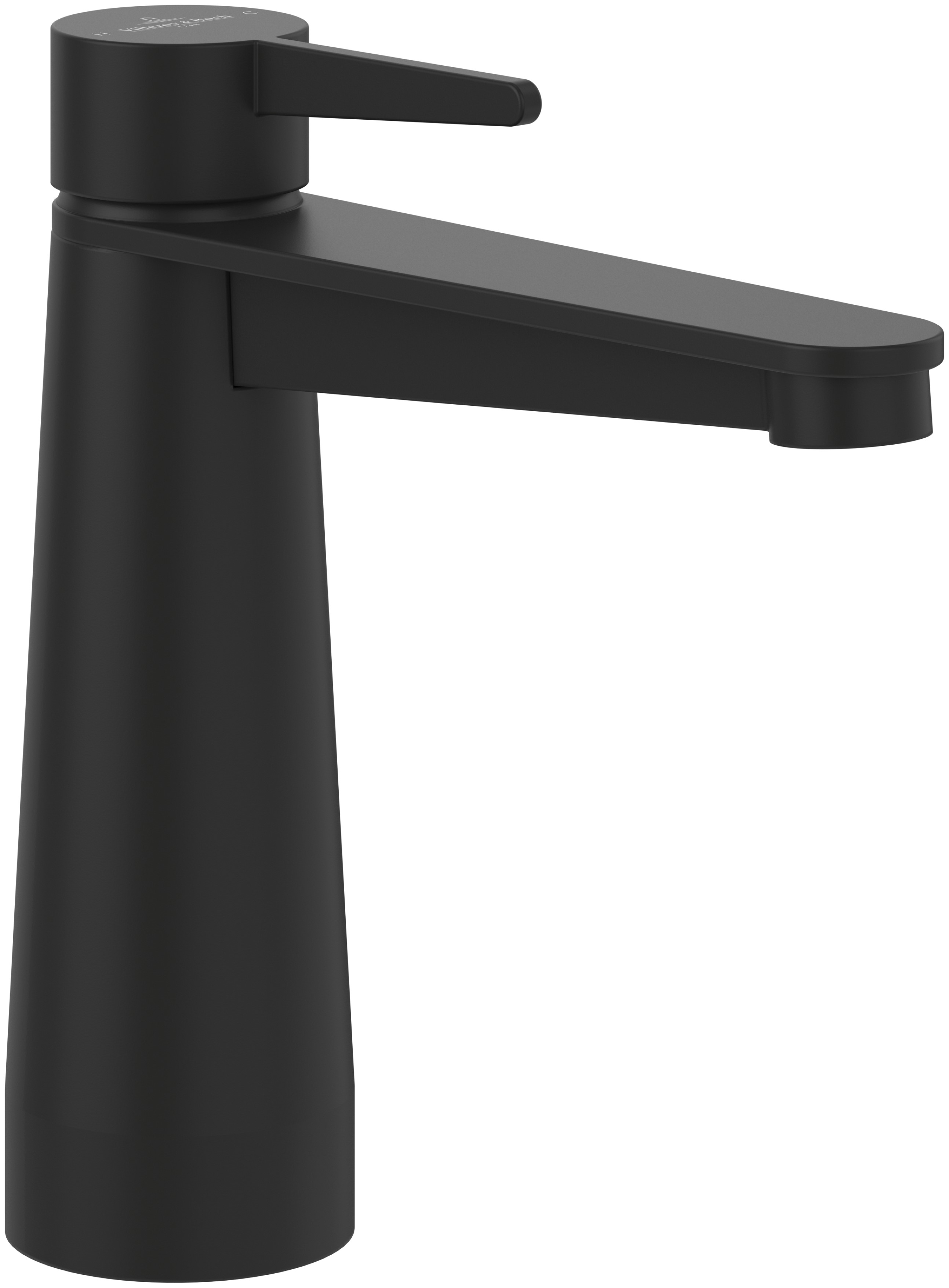 Villeroy & Boch Conum mitigeur de lavabo sur pied noir TVW127003001K5