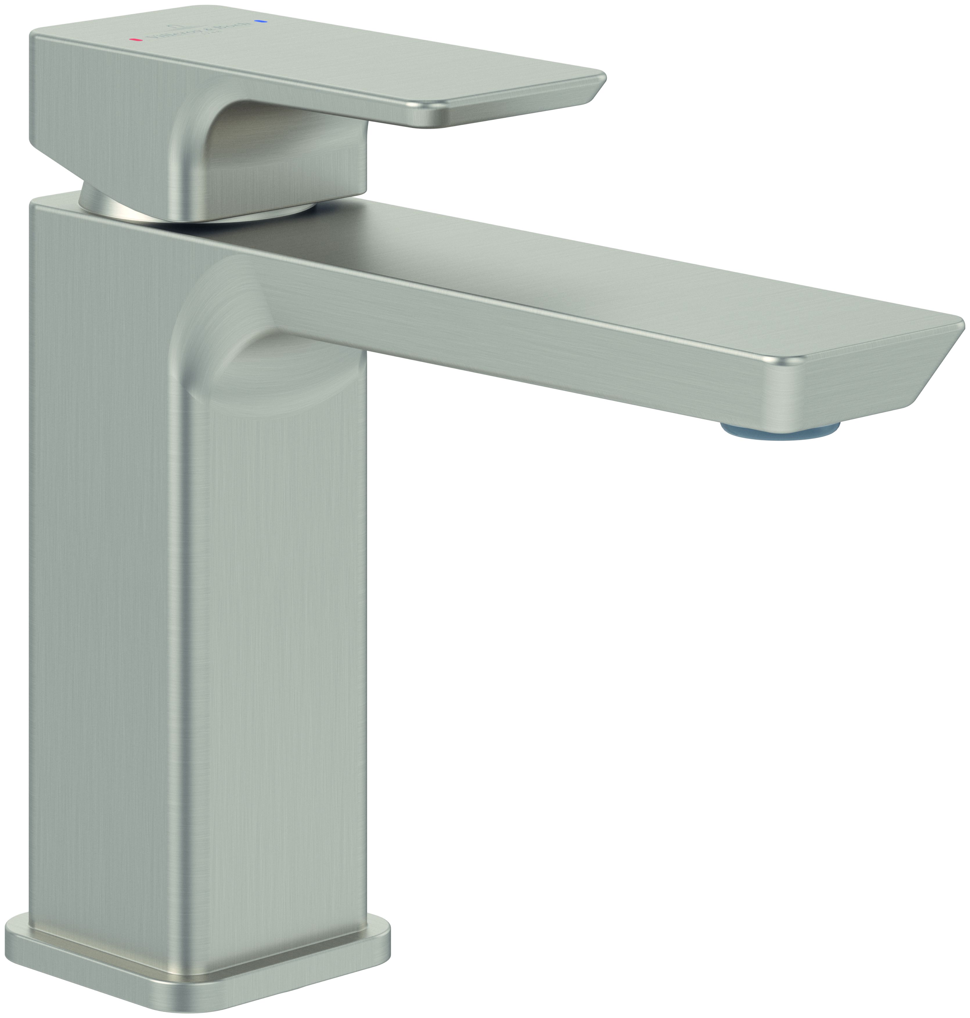 Villeroy & Boch Subway 3.0 mitigeur de lavabo sur pied nickel TVW11200300064