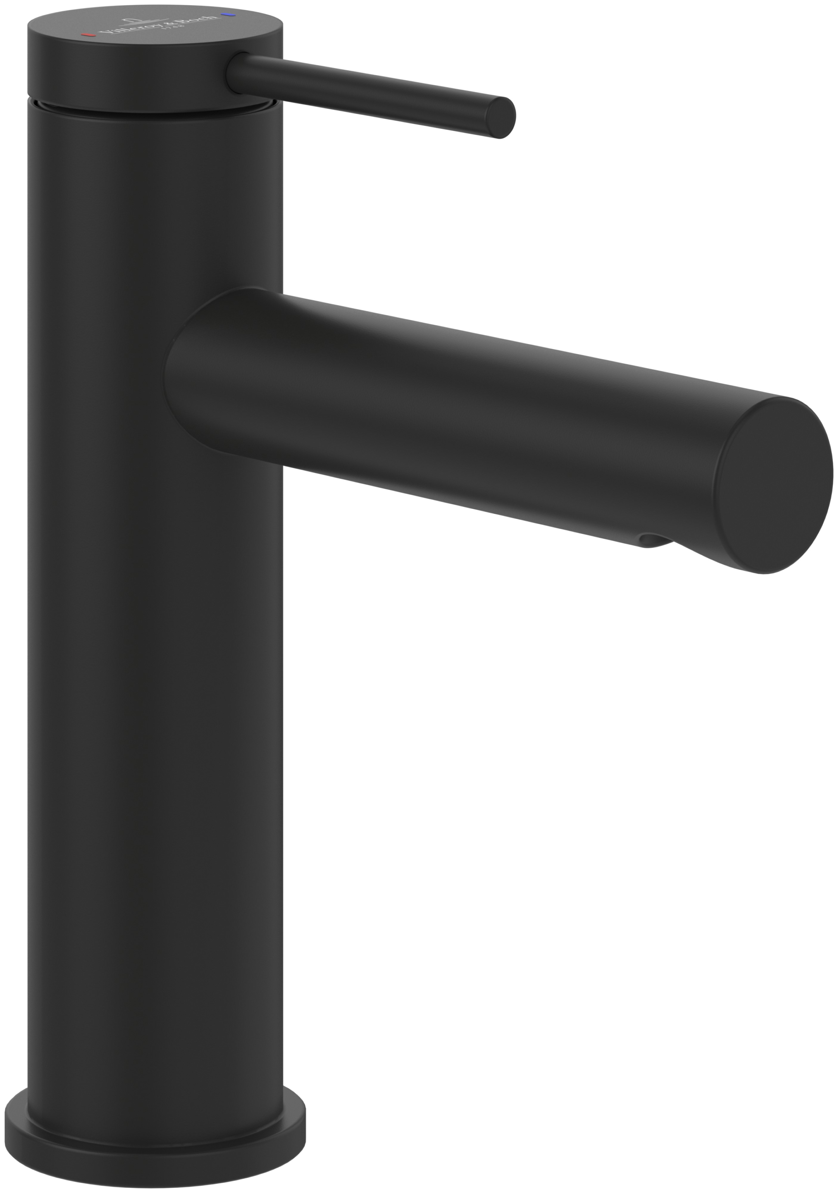 Villeroy & Boch Loop & Friends mitigeur de lavabo sur pied noir TVW106103153K5