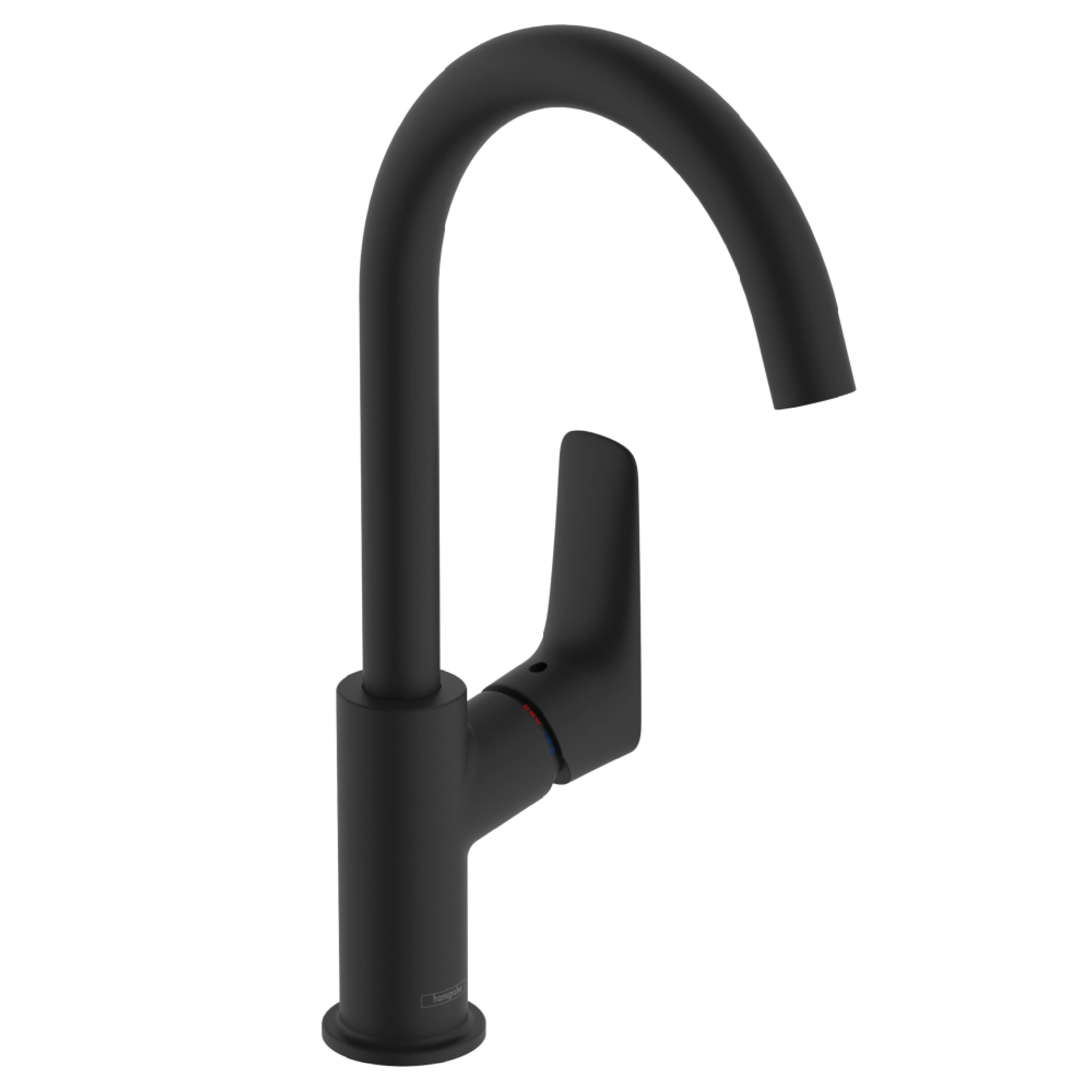Hansgrohe Logis mitigeur de lavabo sur pied noir 71130670